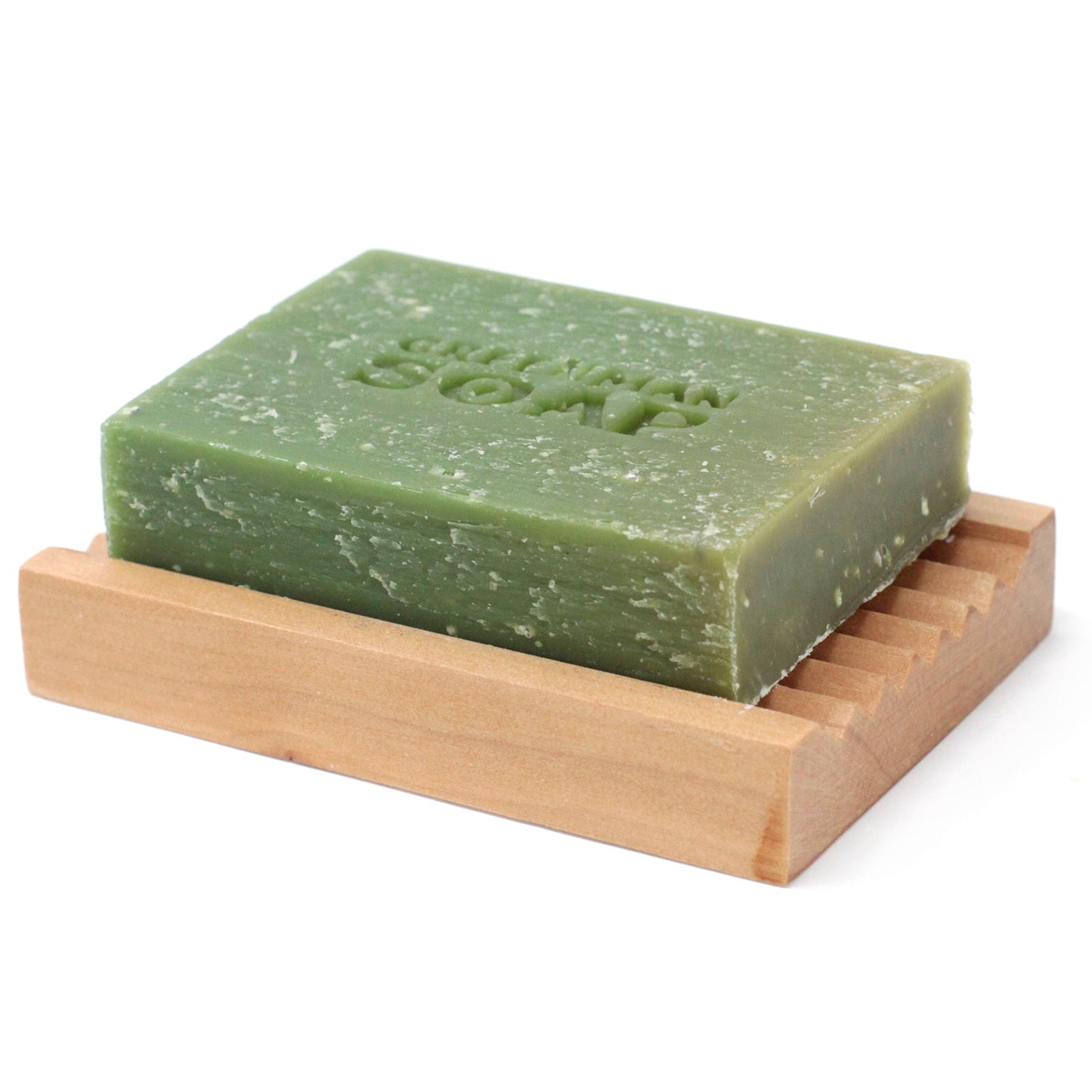 Greenman Soap - Handmade - 100g Bar - Gardener's Scrub - Lemon and Basil
