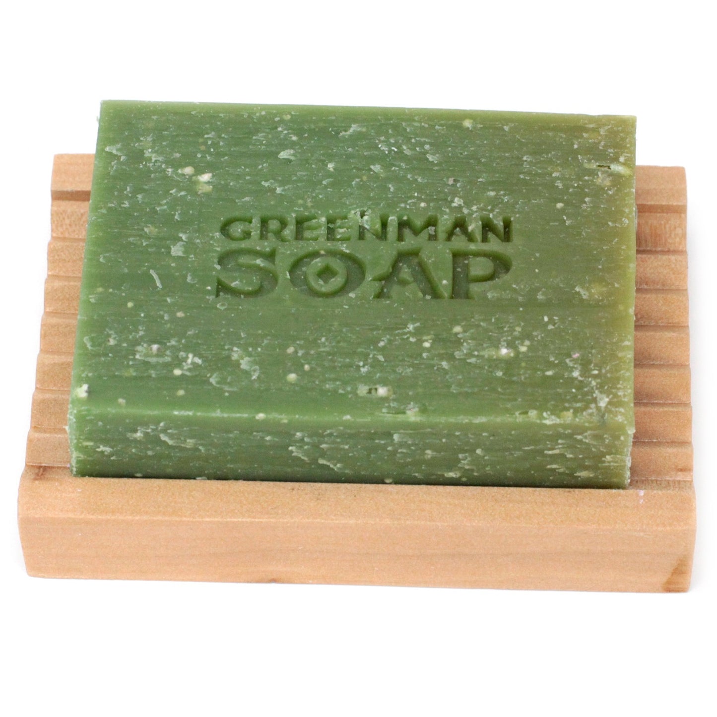 Greenman Soap - Handmade - 100g Bar - Gardener's Scrub - Lemon and Basil