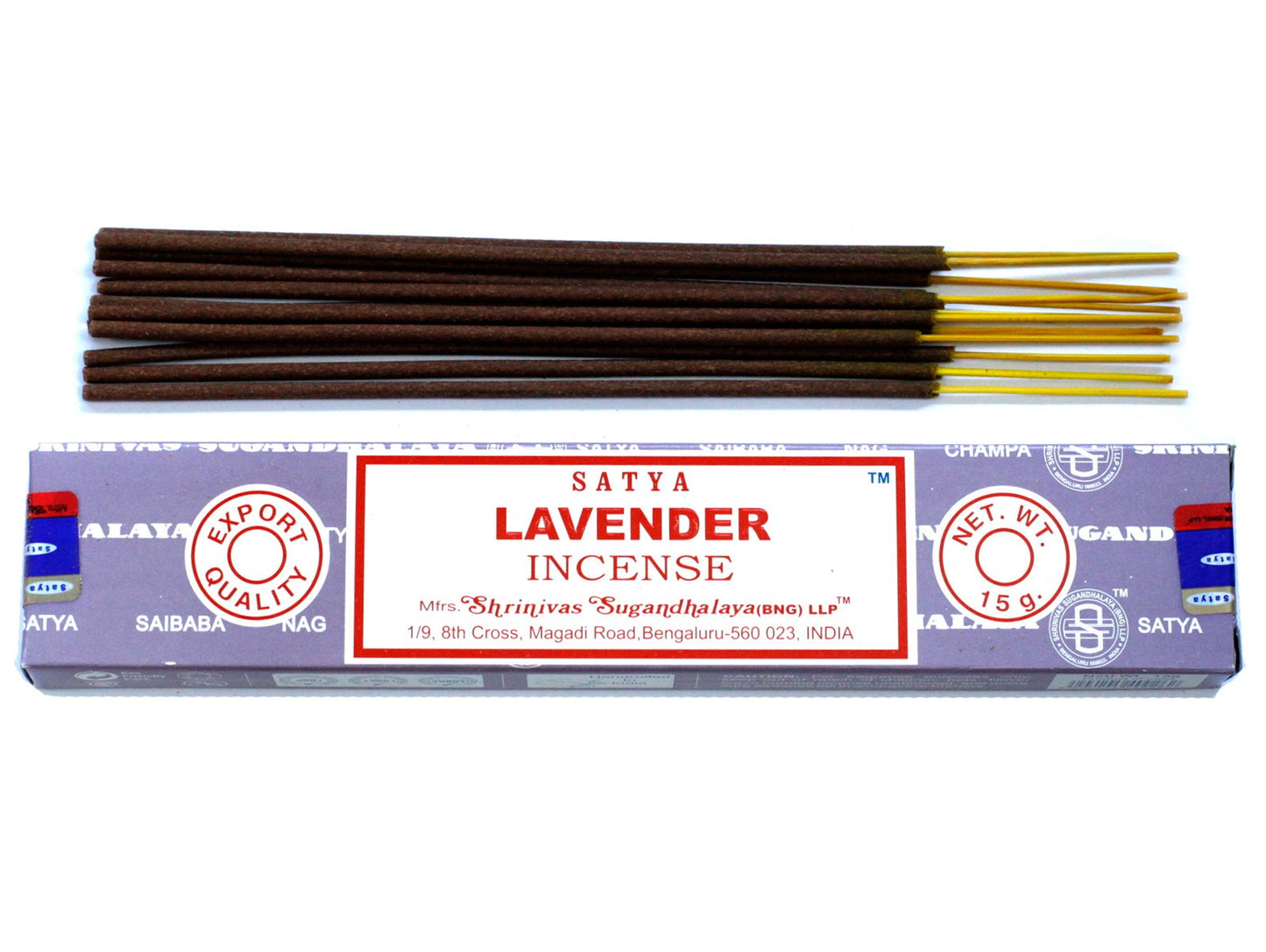 Satya - Incense Sticks - Lavender - Pack of 15
