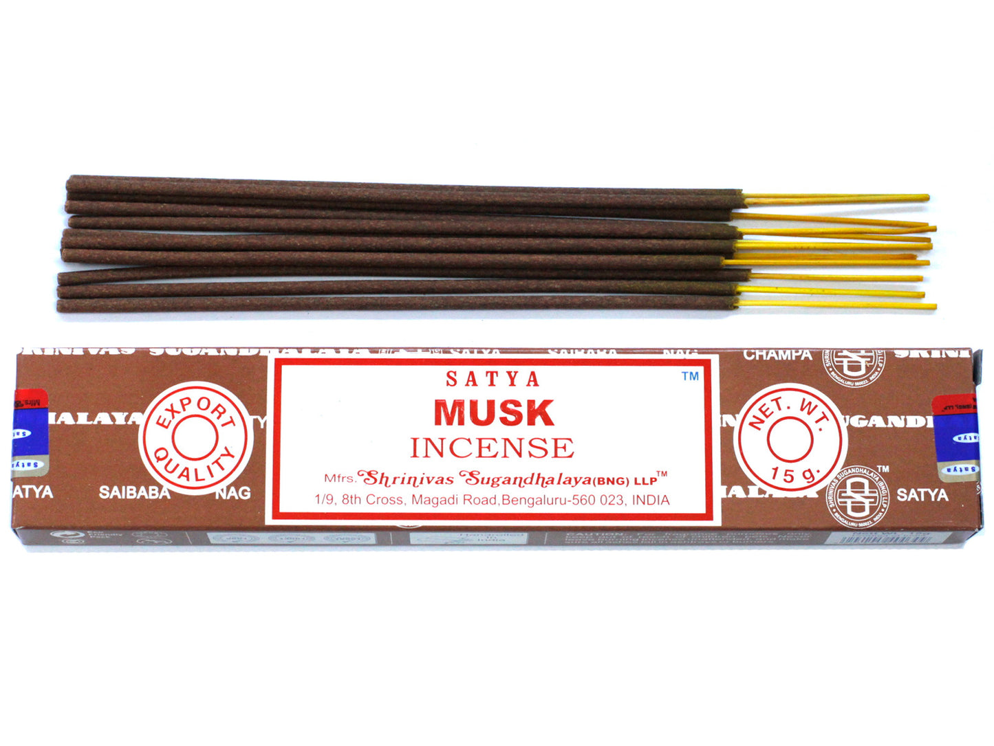Satya - Incense Sticks - Musk - Pack of 15
