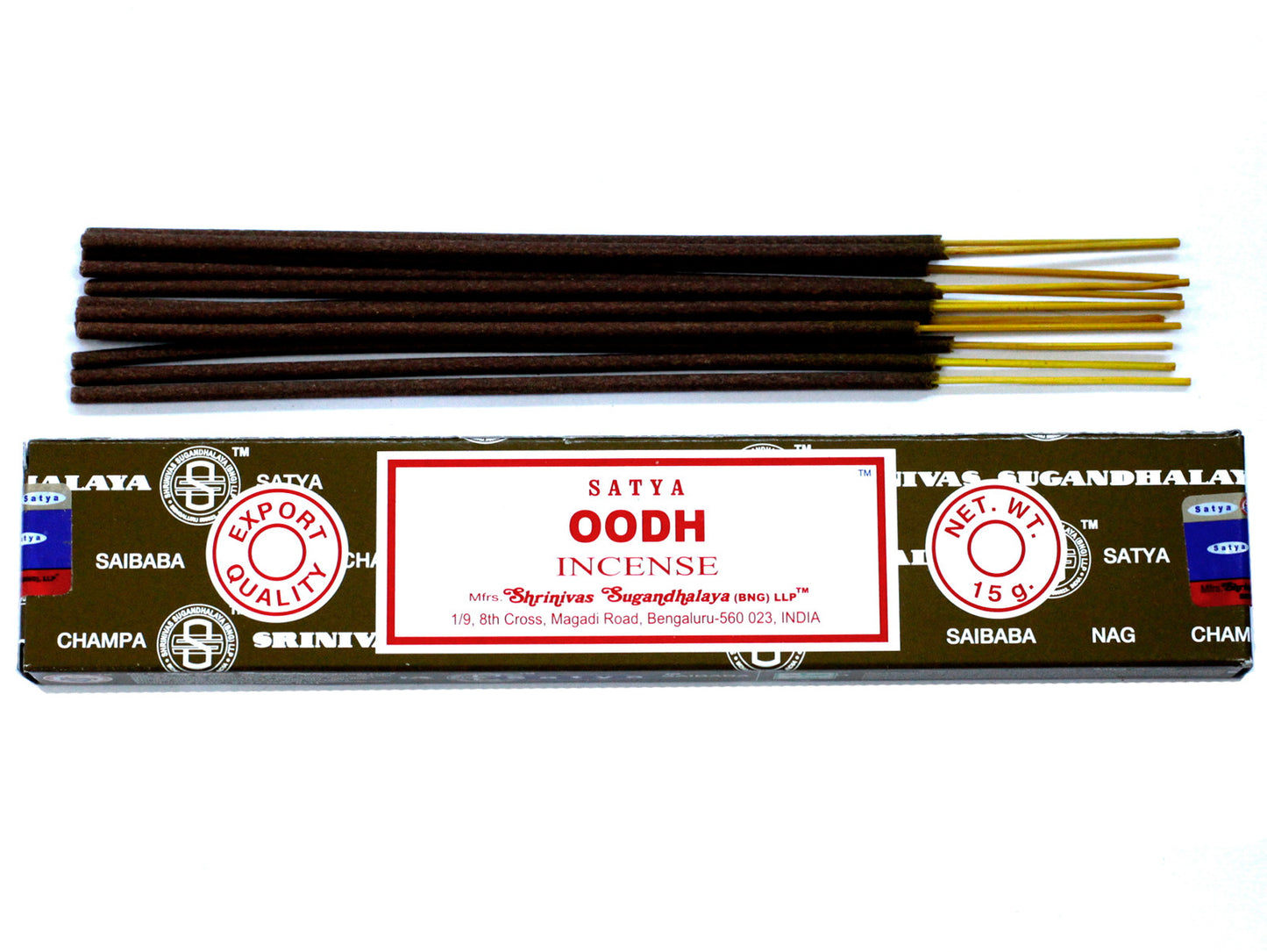 Satya - Incense Sticks - Oodh - Pack of 15