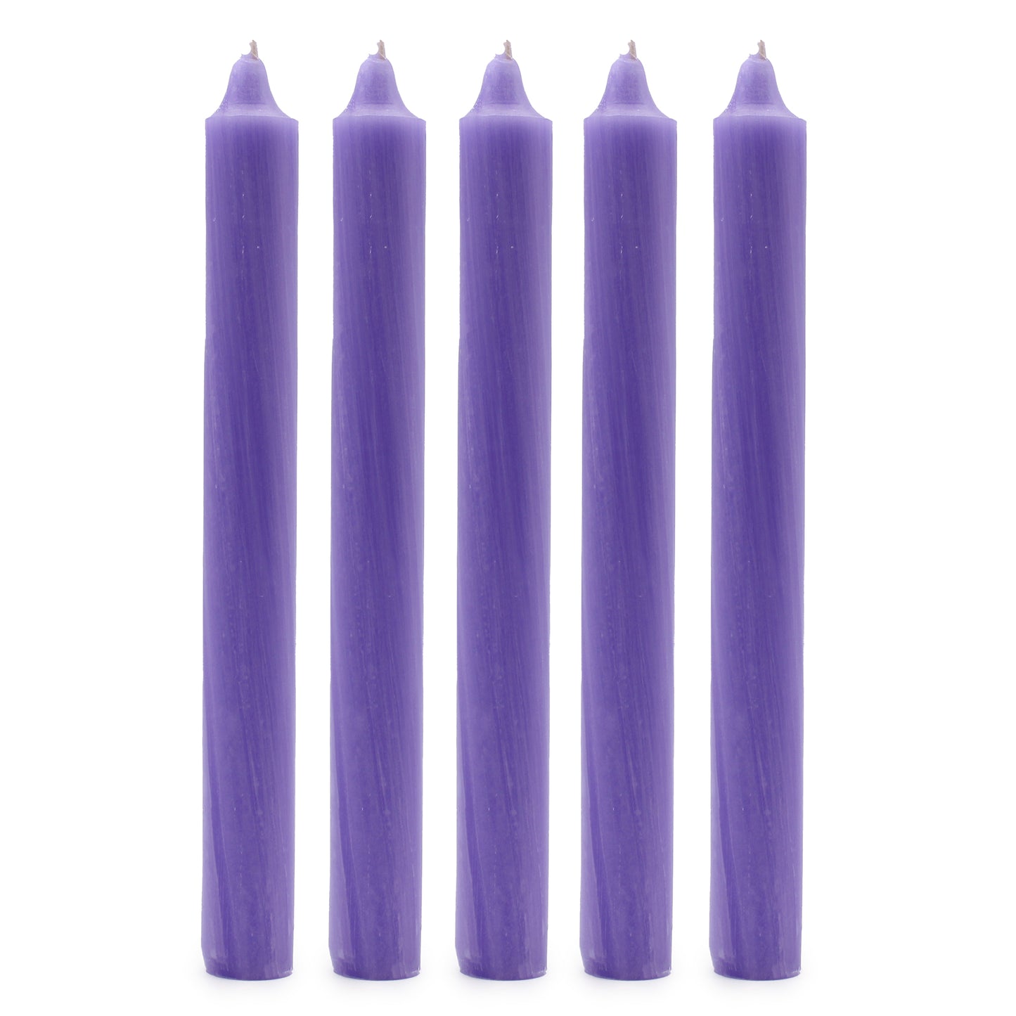 Hand Drawn - Dinner Table Candles - Lilac - 20cm - Pack of 21
