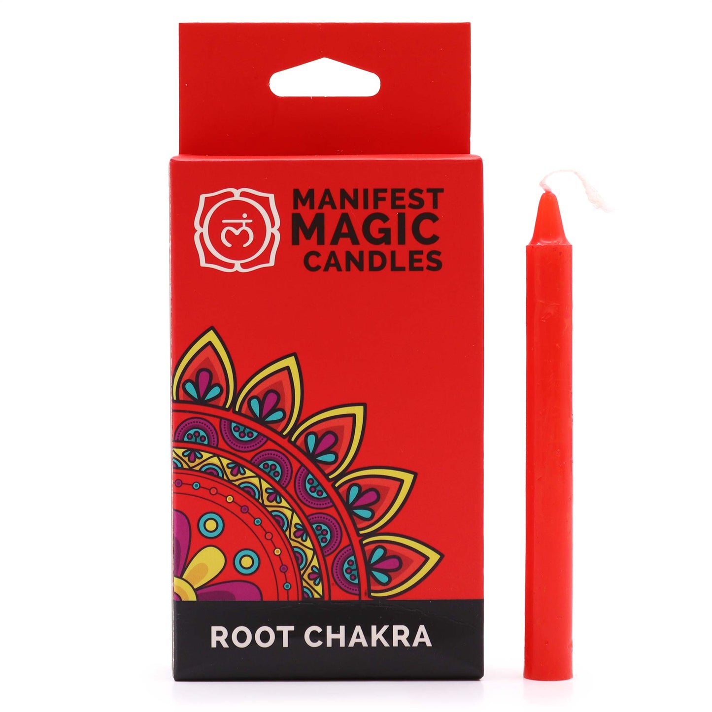 Manifest Magic - Red Spell Candles - Root Chakra Manifestation Ritual - Pack of 12