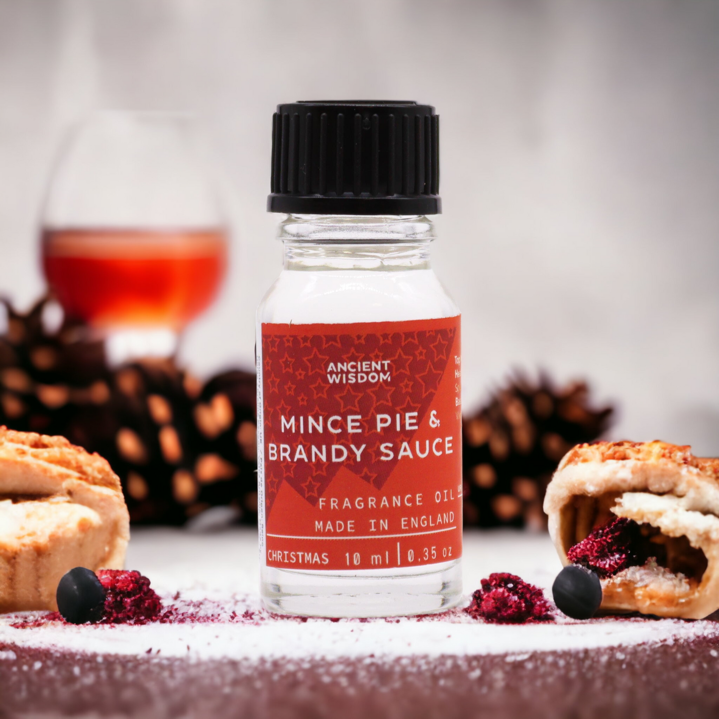 Fragrance Oil - 10ml Bottle - Mince Pie and Brandy Sauce