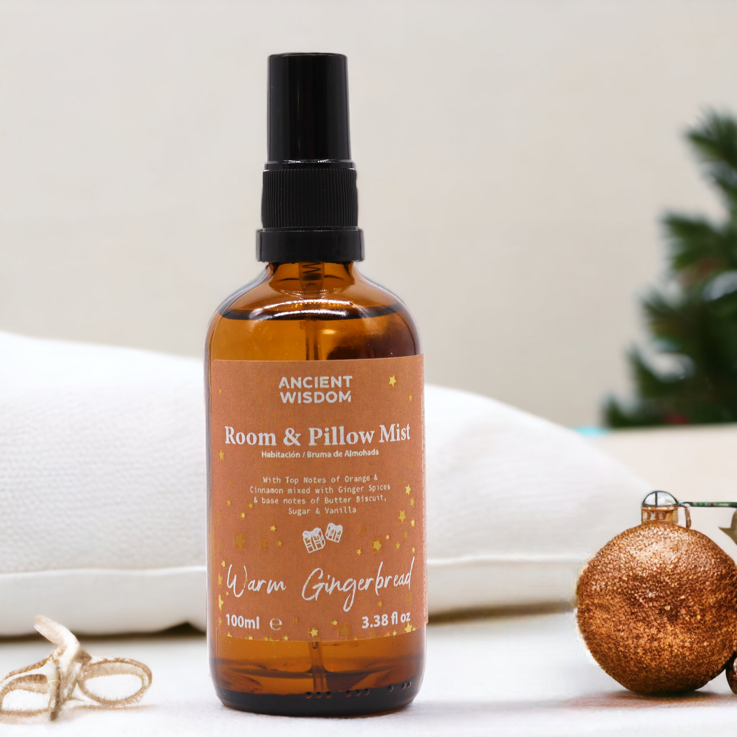 Room and Pillow Spray - Warm Gingerbread - 100ml