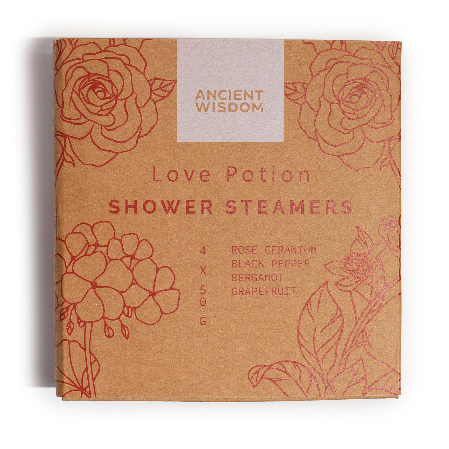 AW Home - Zen Shower Steamers - Pack of 4 - Love Potion