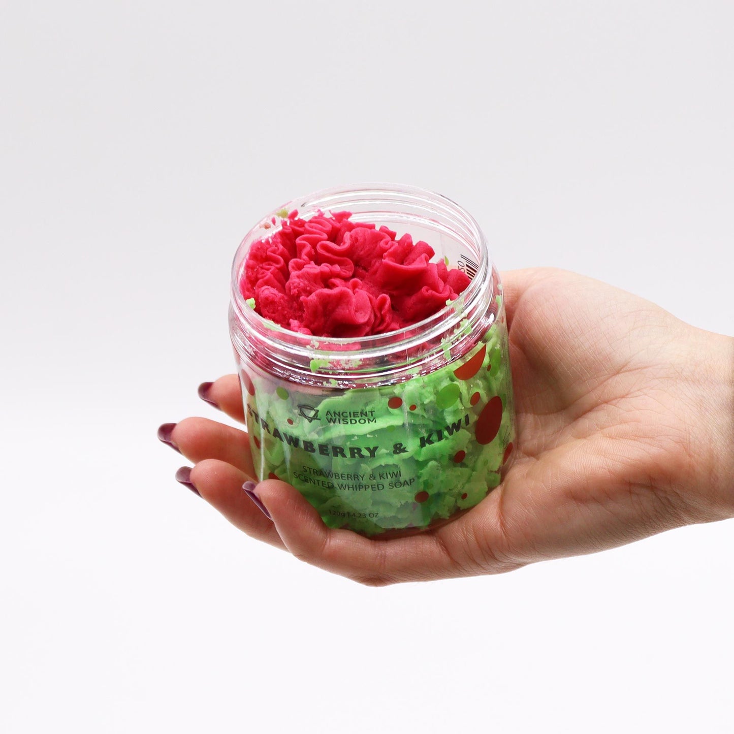 AW Home - Whipped Soap - 120g Jar - Strawberry and Kiwi