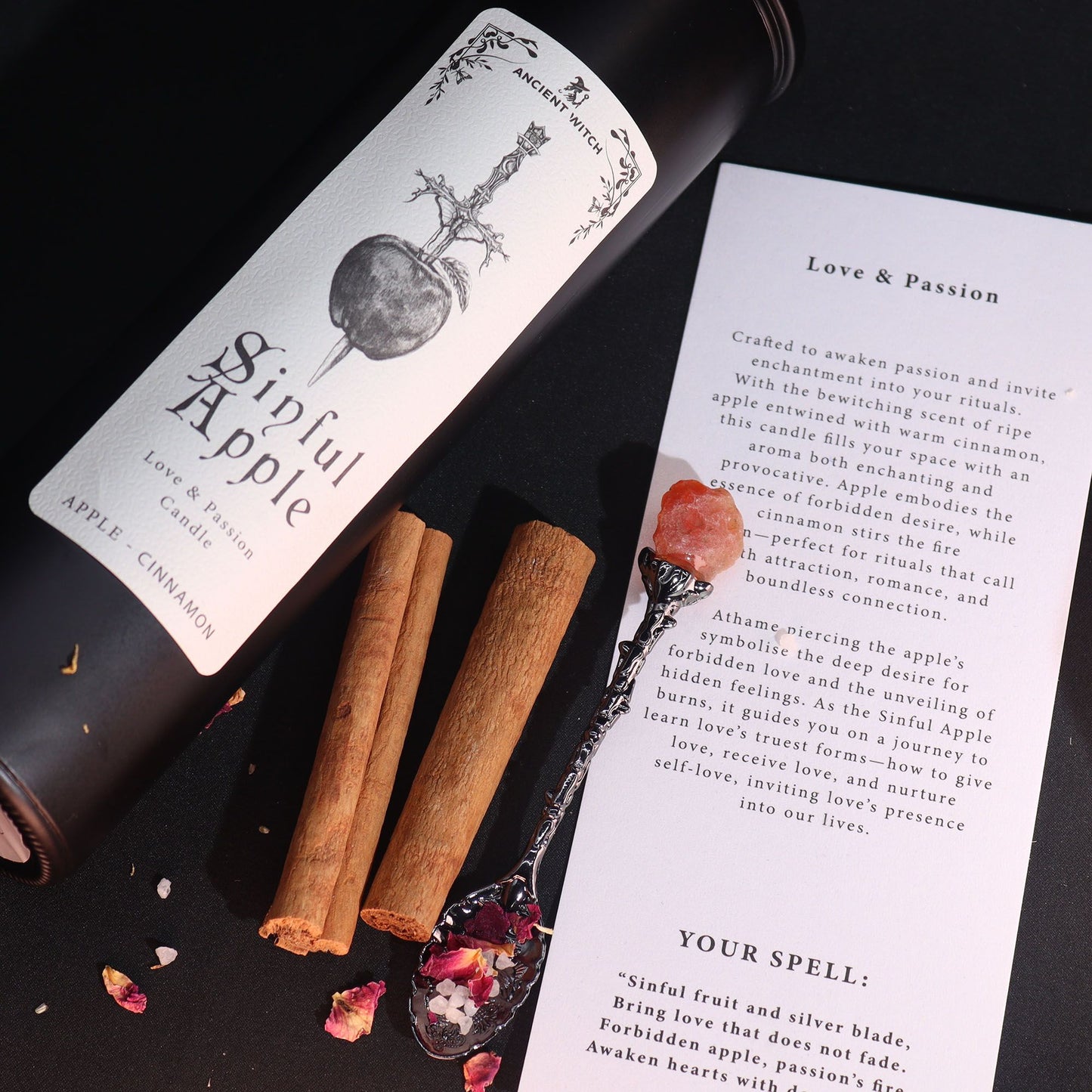 Ancient Witch - Ritual Candle - Sinful Apple - Apple and Cinnamon