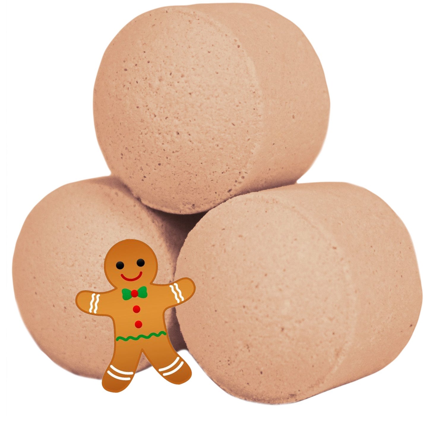 Mini Bath Bombs - Warm Gingerbread Chill Pills - 90 Piece Bulk Box 1.3kg