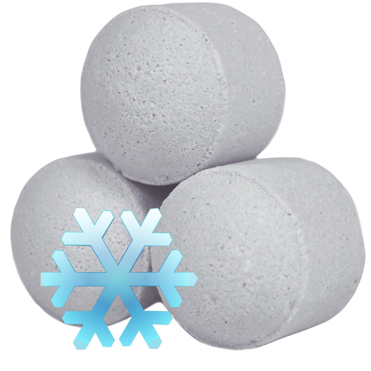 Mini Bath Bombs - White Christmas Chill Pills - 90 Piece Bulk Box 1.3kg