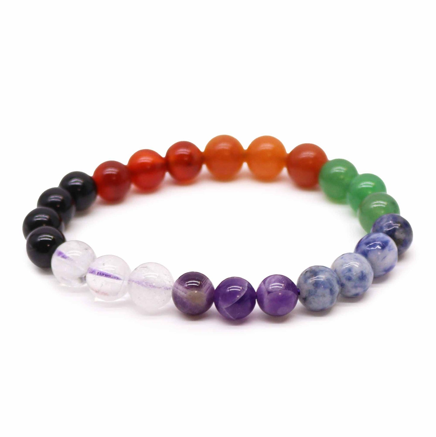 Gemstone Power Bracelet - Seven Chakra Stones
