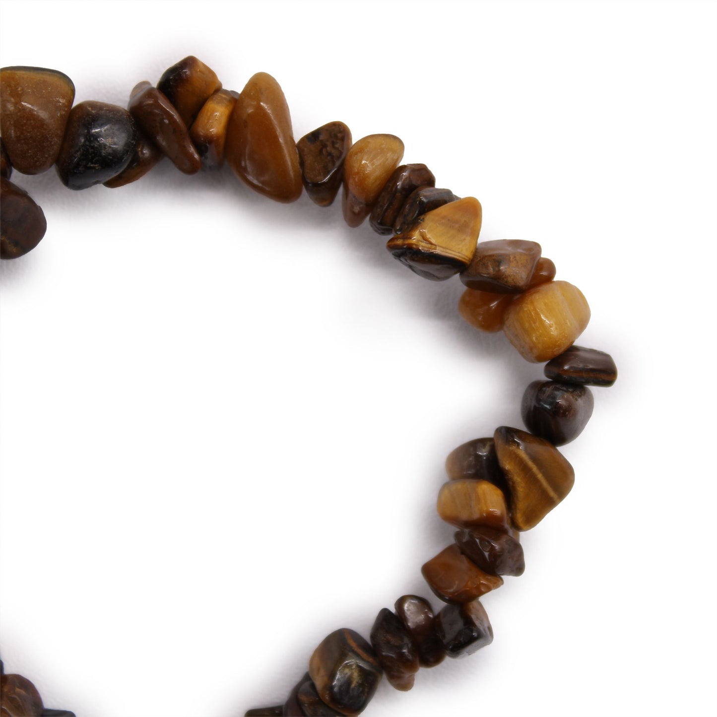Gemstone Chip Bracelet - Tigers Eye