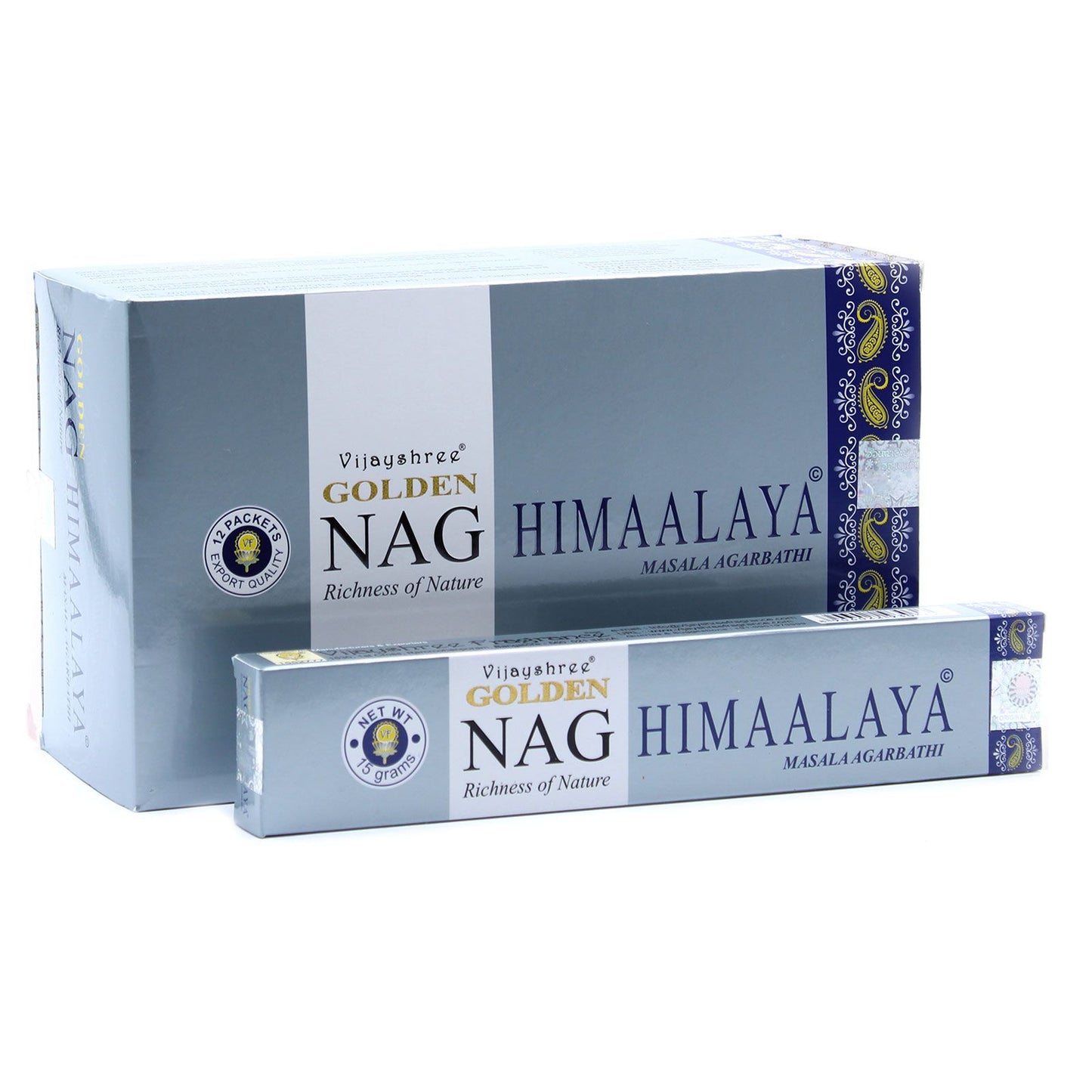 Vijayshree Incense - Golden Nag - Himalaya - Pack of 15 Sticks