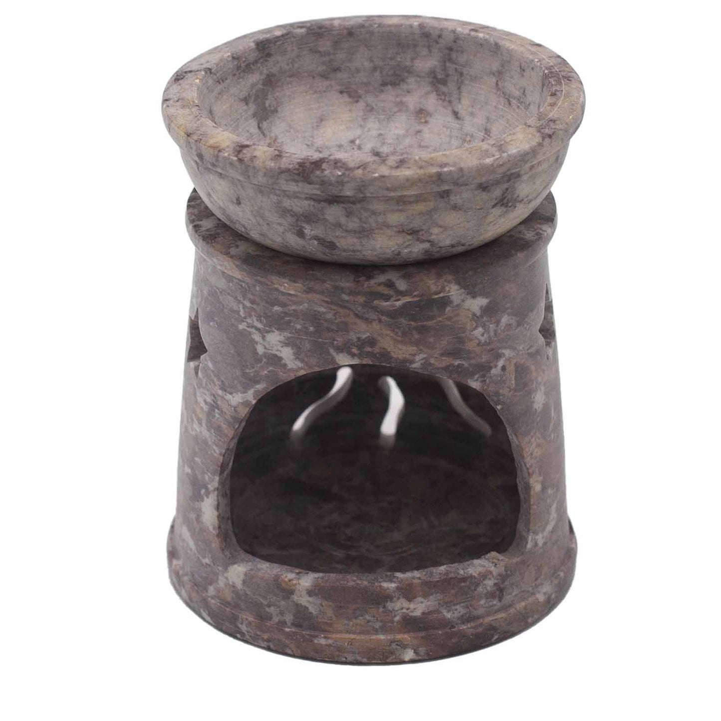 Oil Burner - Soap Stone - Sun & Stars Design