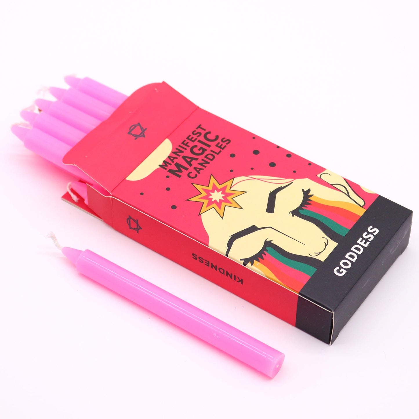 Manifest Magic - Spell Candles - Pink - Pack of 12