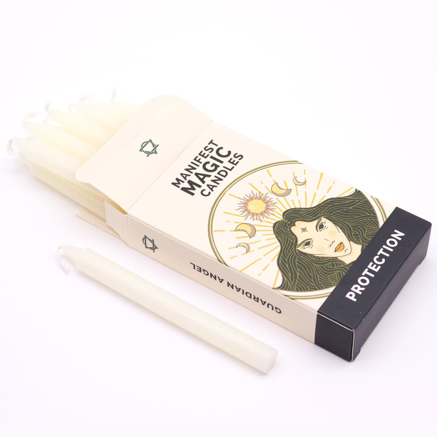 Manifest Magic - Spell Candles - Ivory - Pack of 12