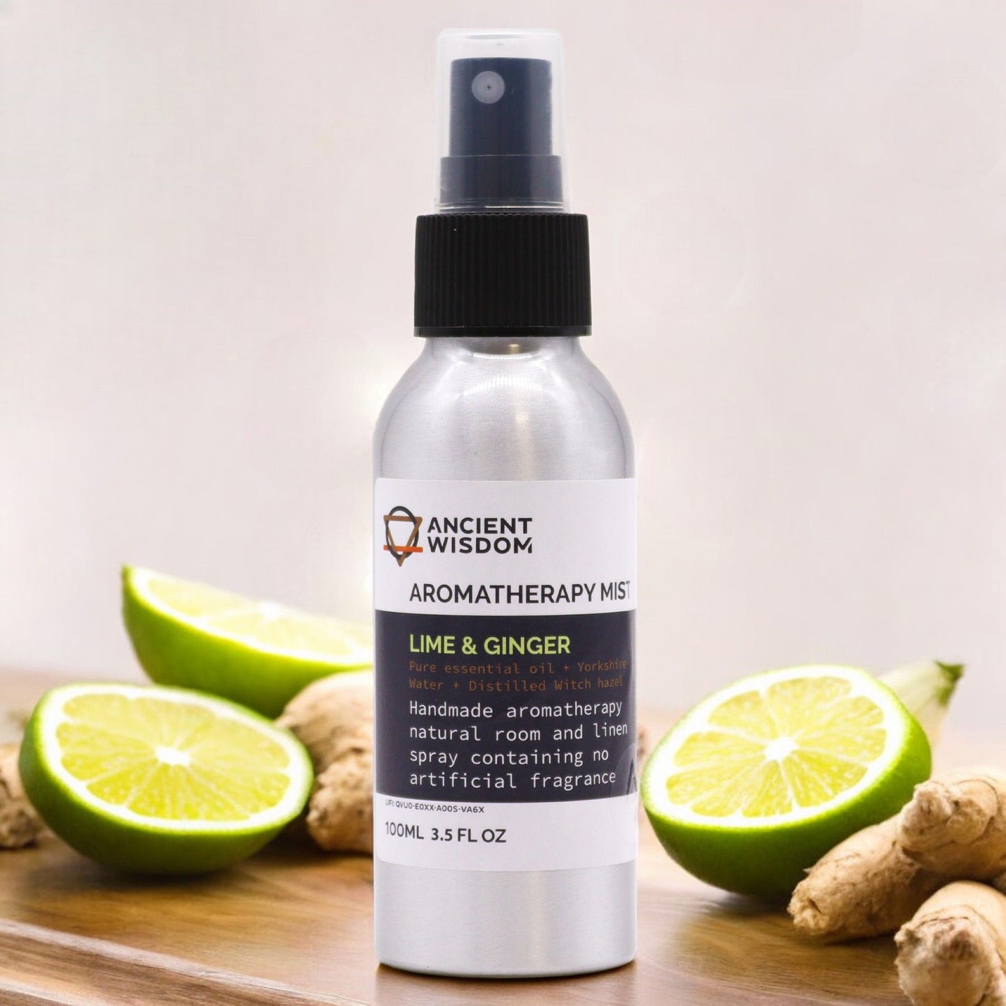 AW Home - Room Spray Essential Oil Mist - 100ml - Lime and Ginger
