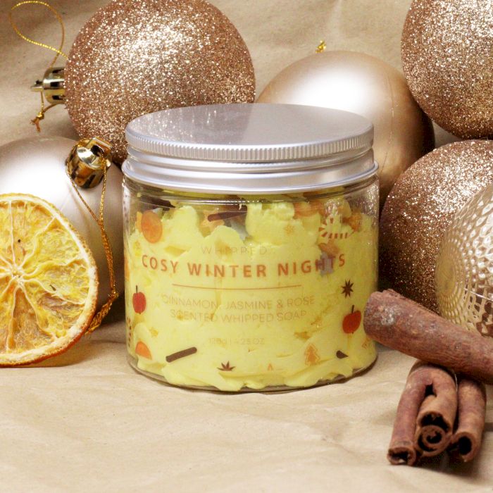 AW Home - Whipped Soap - 120g Jar - Cosy Winter Nights