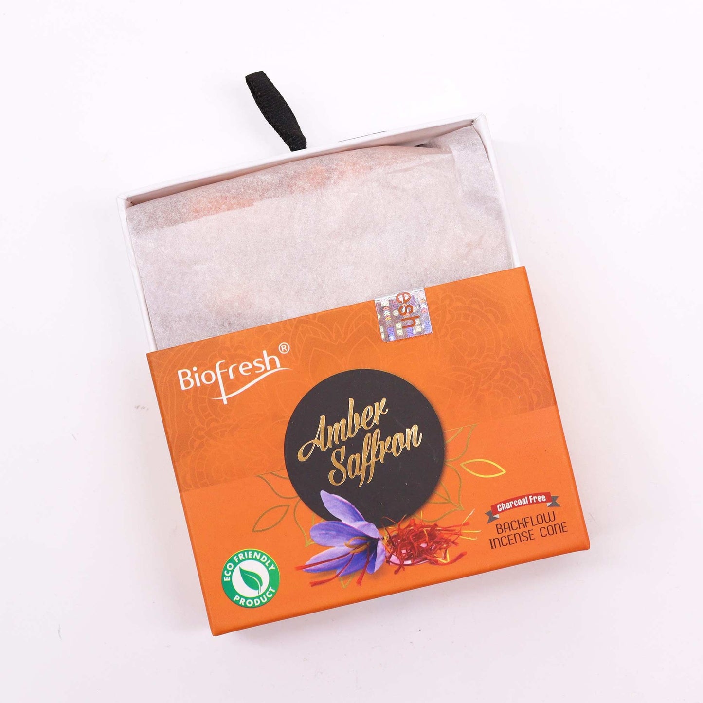 Biofresh - Backflow Incense Cones - Amber Saffron - Pack of 40