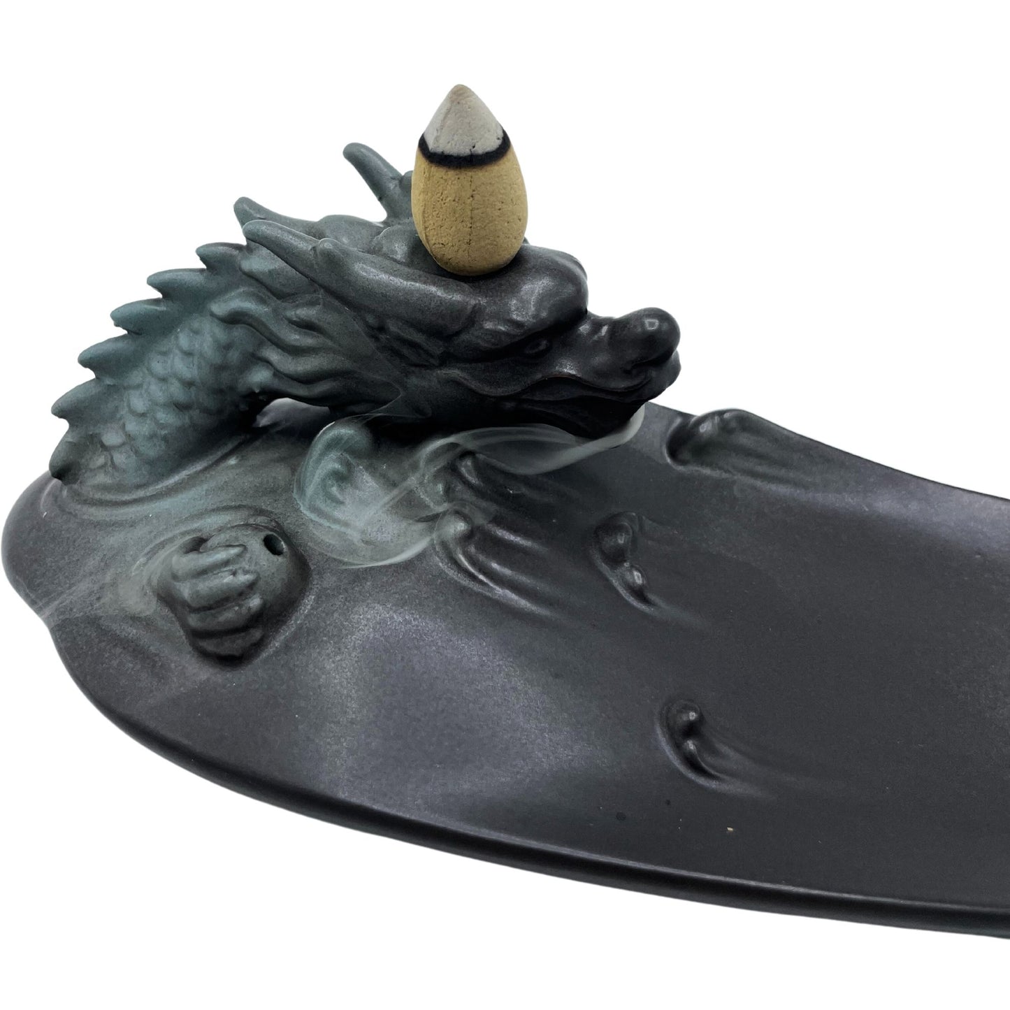 Backflow Incense Burner - Dragon in Pool