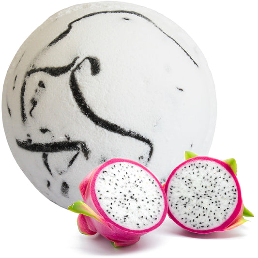 Tropical Paradise - Coconut Butter Jumbo Bath Bomb - 180g - Dragon Fruit
