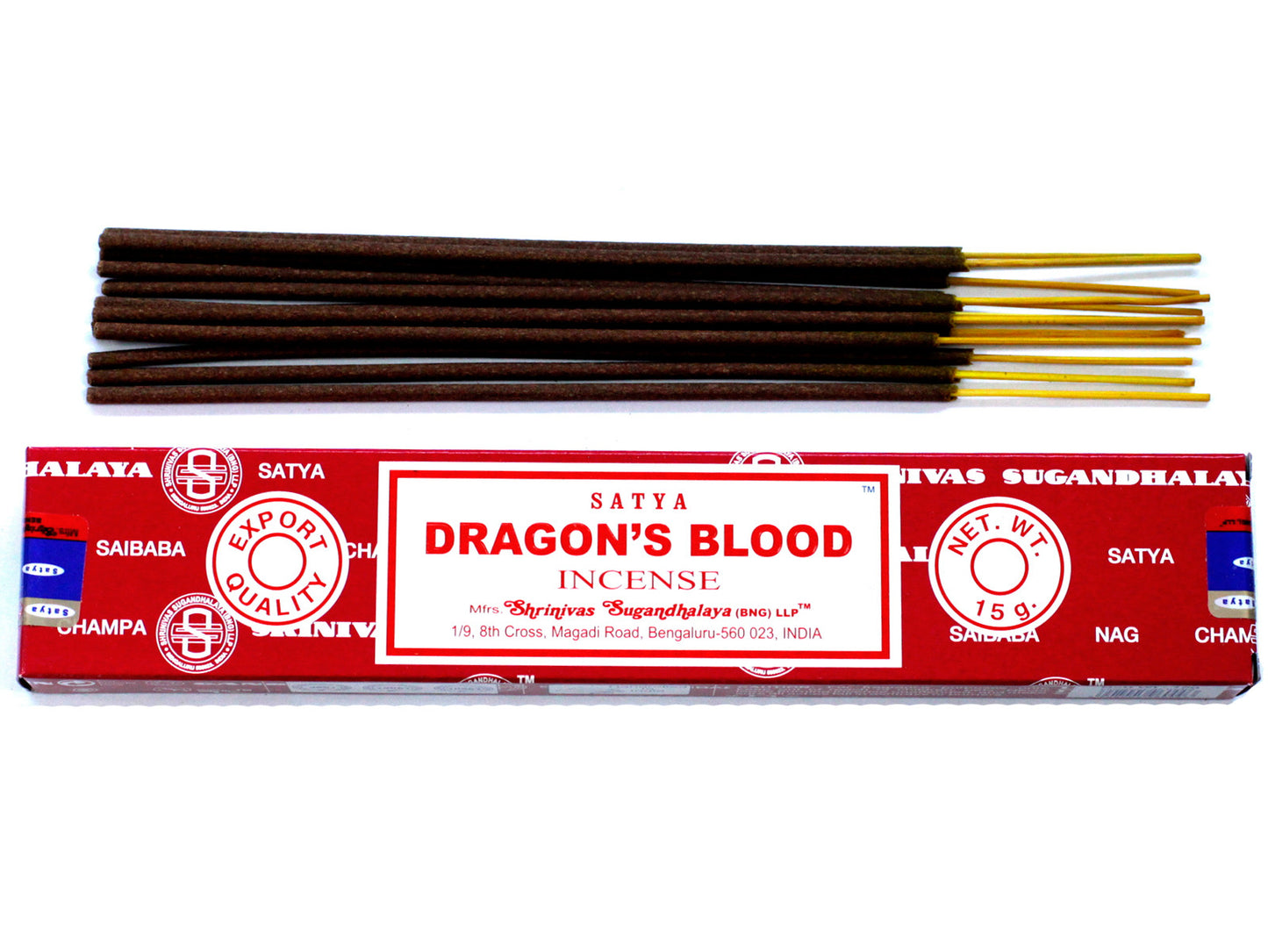 Satya - Incense Sticks - Dragons Blood - Pack of 15