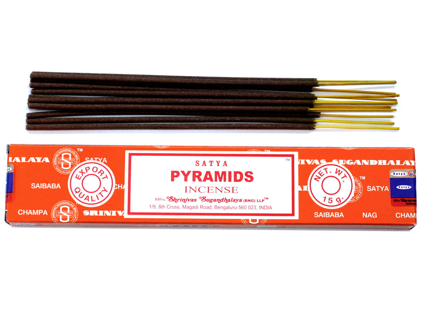 Satya - Incense Sticks - Pyramids - Pack of 15
