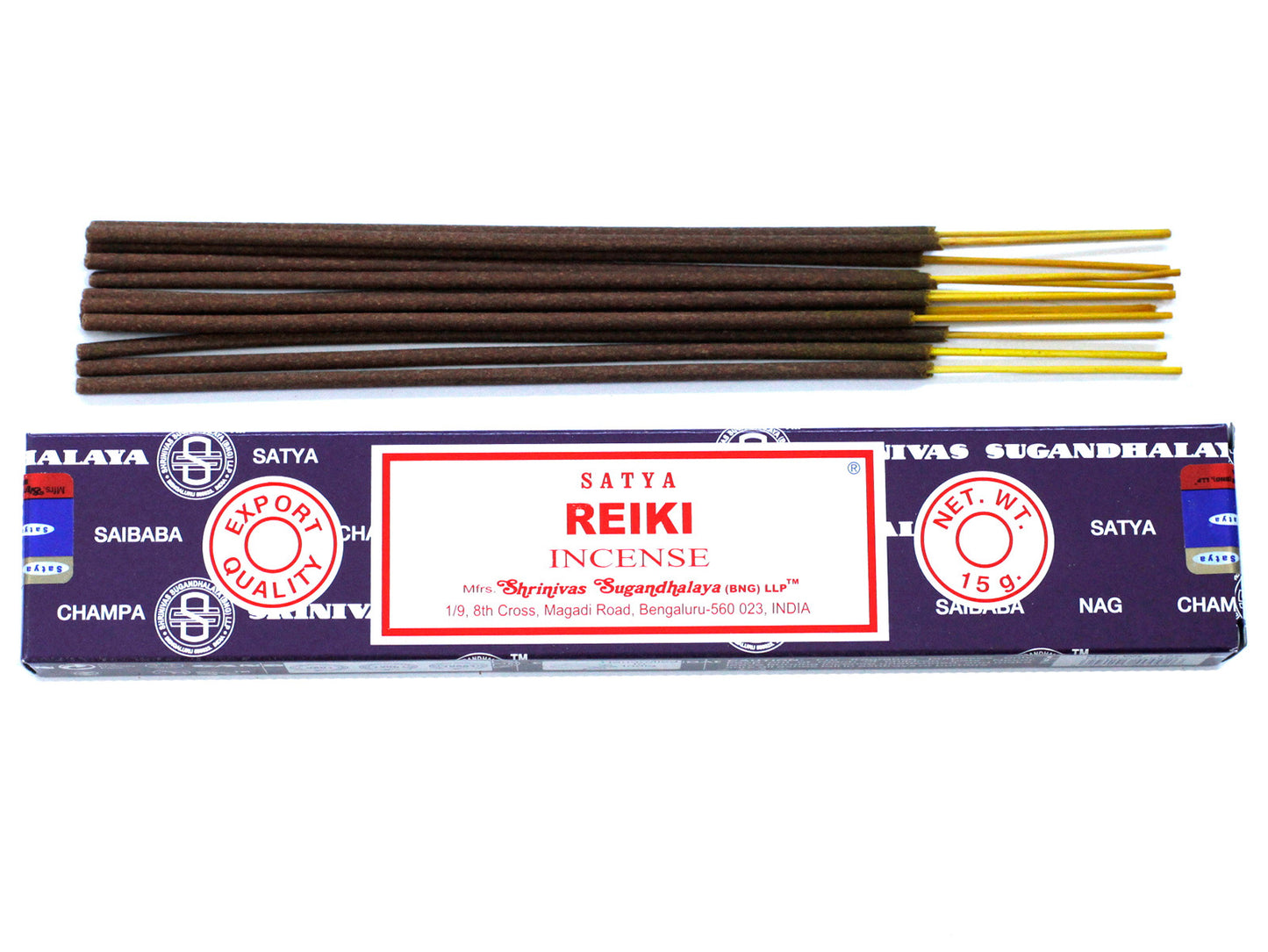 Satya - Incense Sticks - Reiki - Pack of 15