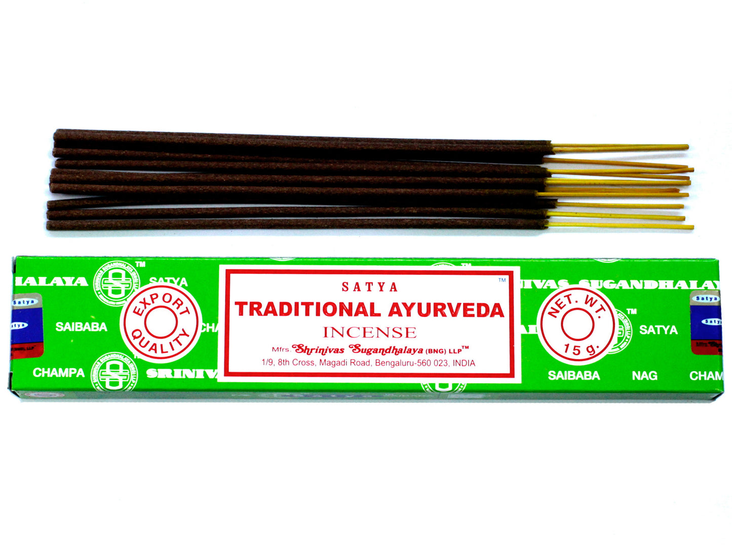 Satya - Incense Sticks - Traditional Ayurveda - Pack of 15