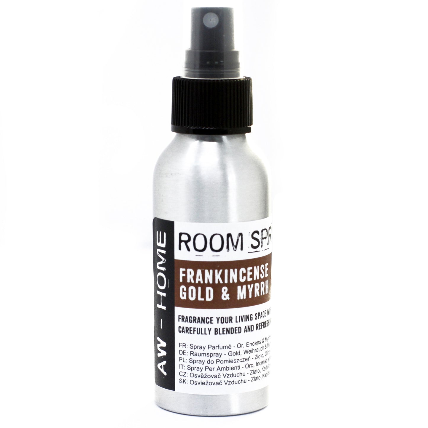 AW Home - Room Spray - 100ml Bottle - Gold, Frankincense and Myrrh