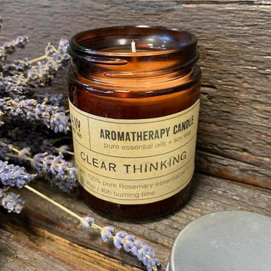 Aromatherapy Jar Candle - Clear Thinking - Rosemary