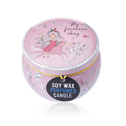My Favourite Thing Art - Soy Wax Candle Tin - Parma Violet