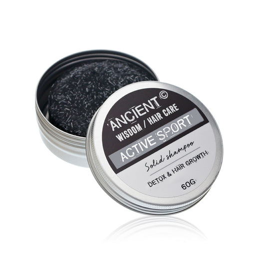 Solid Shampoo Hair Soap - Vegan Friendly - 60g Tin - Active Sport
