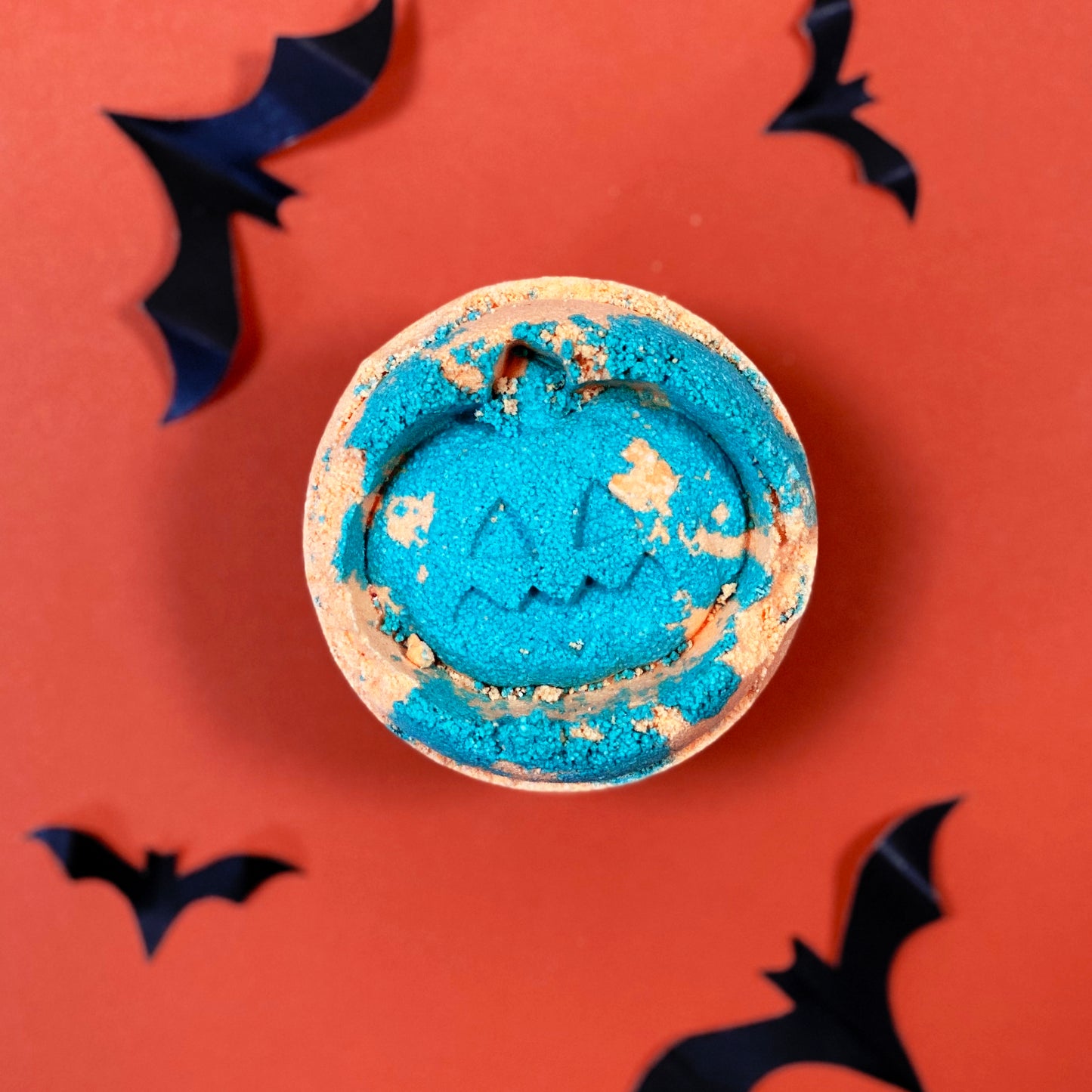 Halloween Jumbo Bath Bomb - Handmade - 180g - Fennel and Orange