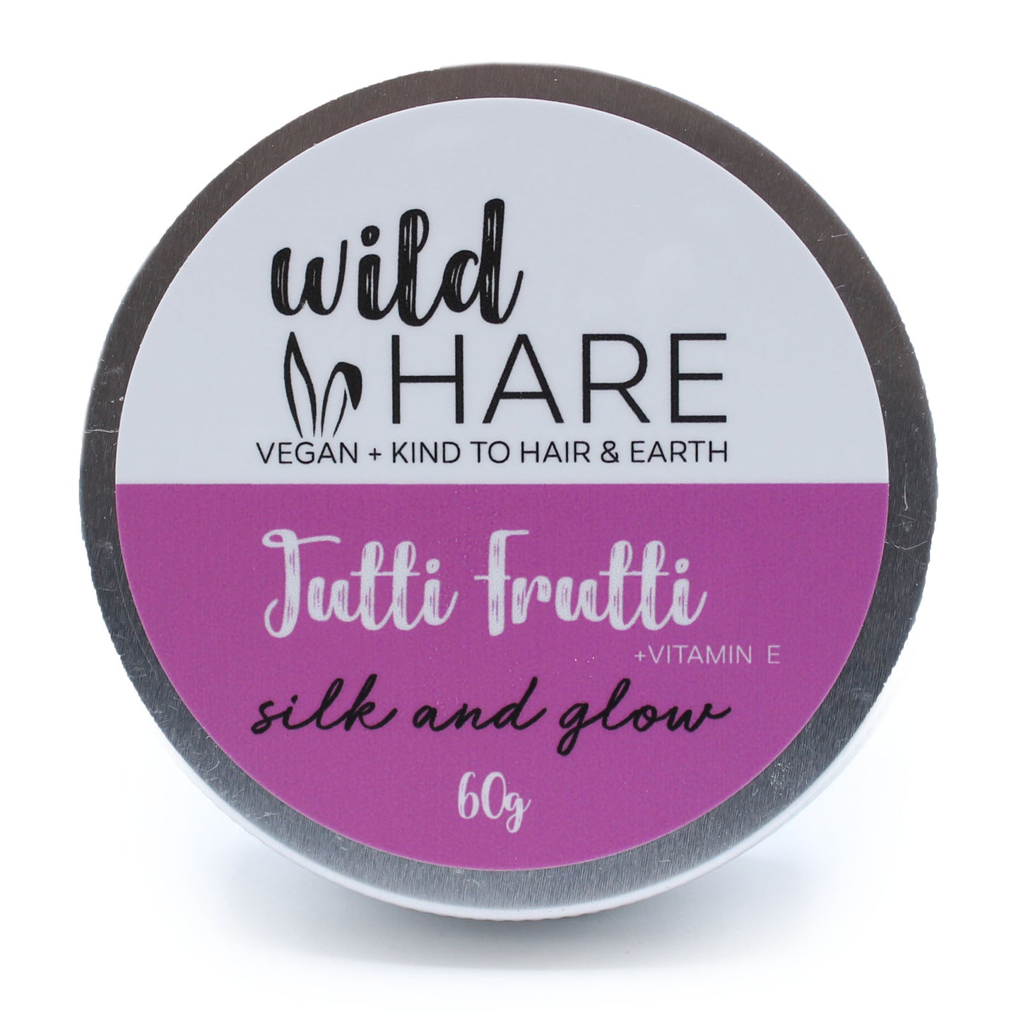 Wild Hare - Solid Shampoo - Silk and Glow - 60g Tin - Tutti Fruitti