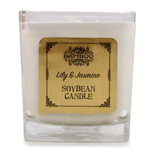 Bamboo - Soy Bean Jar Candle - Lily and Jasmine