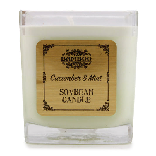 Bamboo - Soy Bean Jar Candle - Cucumber and Mint