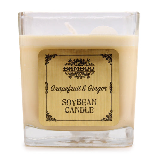 Bamboo - Soy Bean Jar Candle - Grapefruit and Ginger
