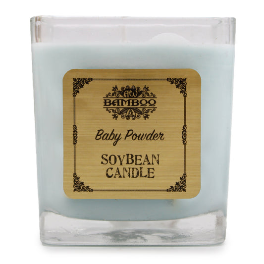 Bamboo - Soy Bean Jar Candle - Baby Powder