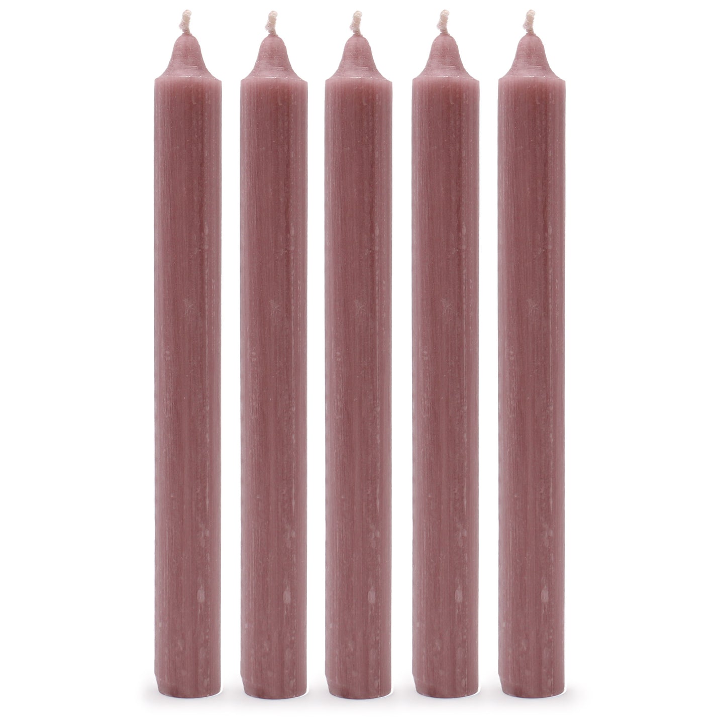 Hand Drawn - Dinner Table Candles - Dusty Pink - 20cm - Pack of 21