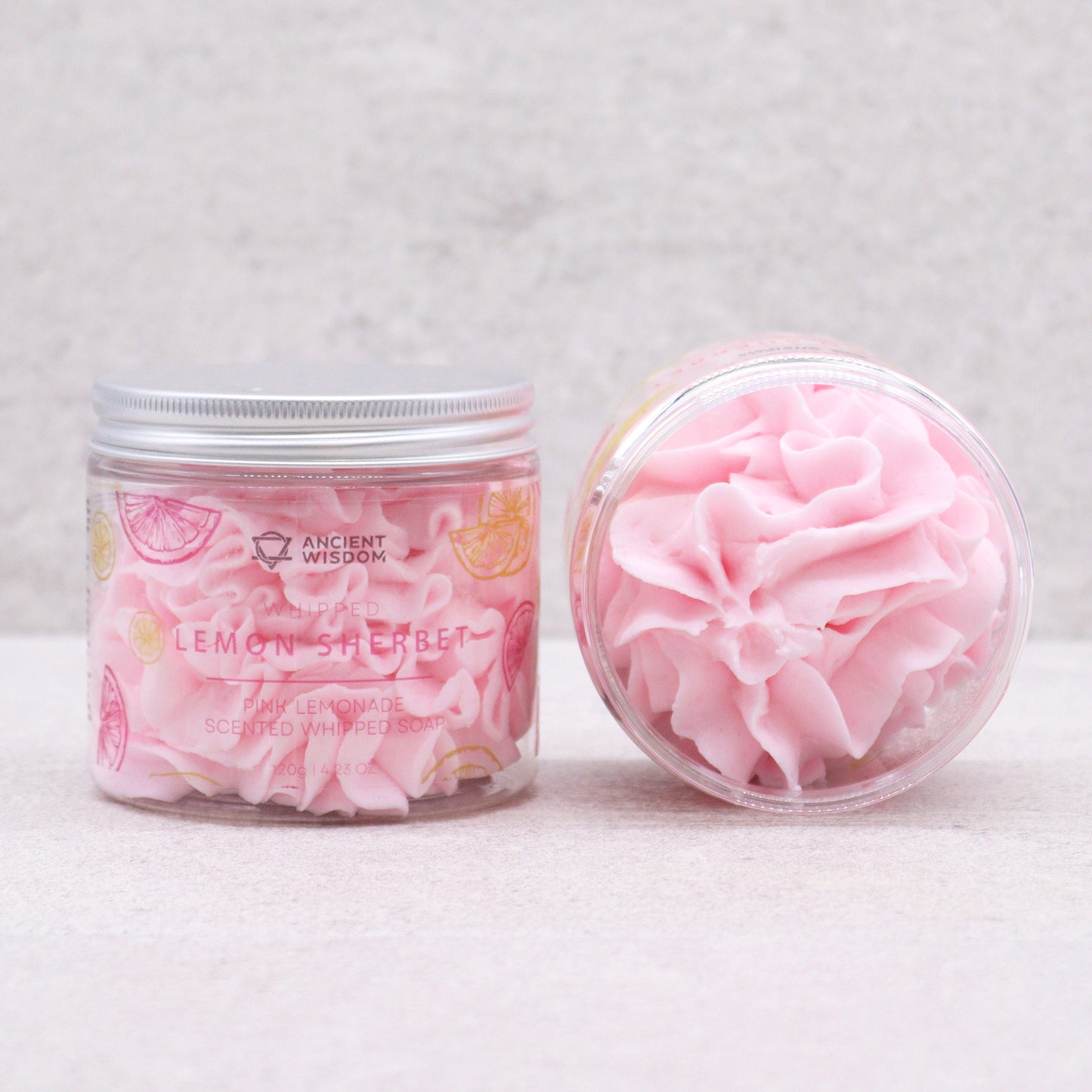Whipped Soap - 120g Jar - Pink Lemonade