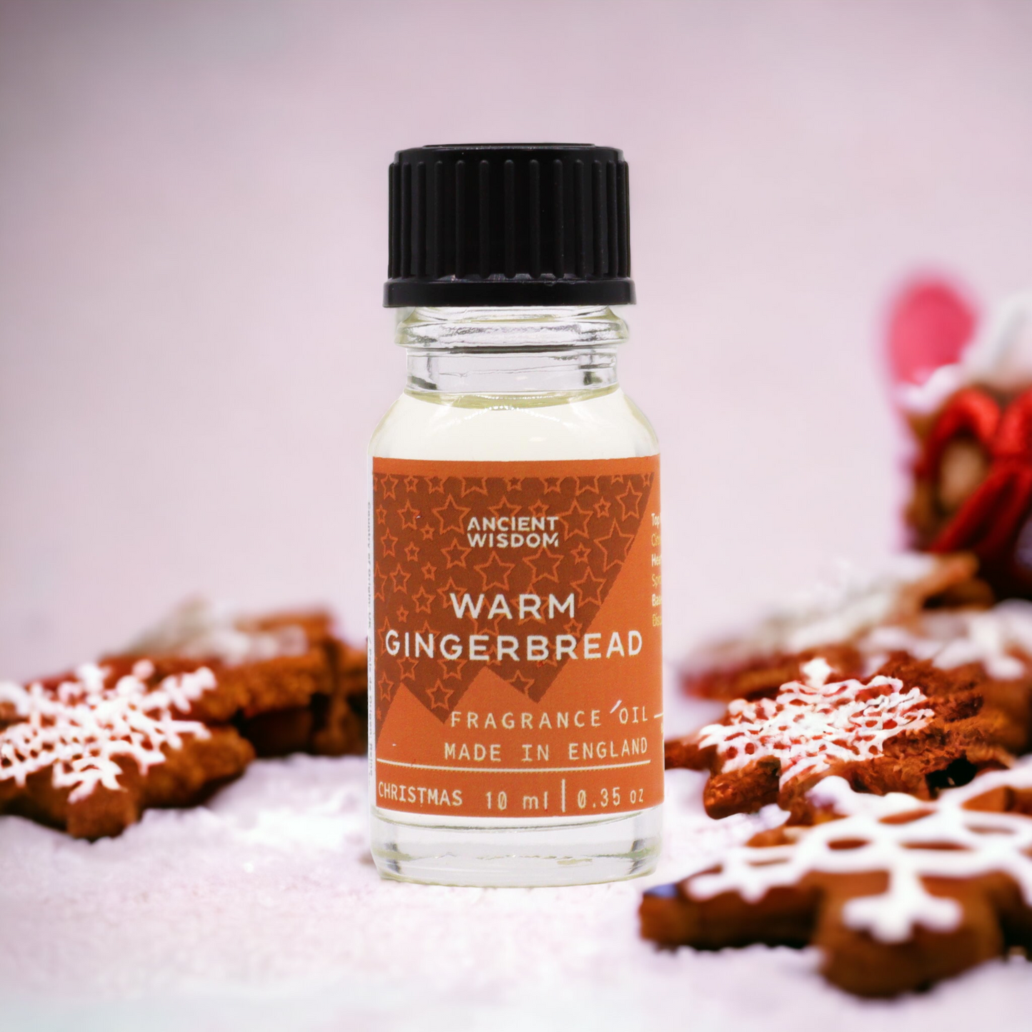 Fragrance Oil - 10ml Bottle - Warm Gingerbread