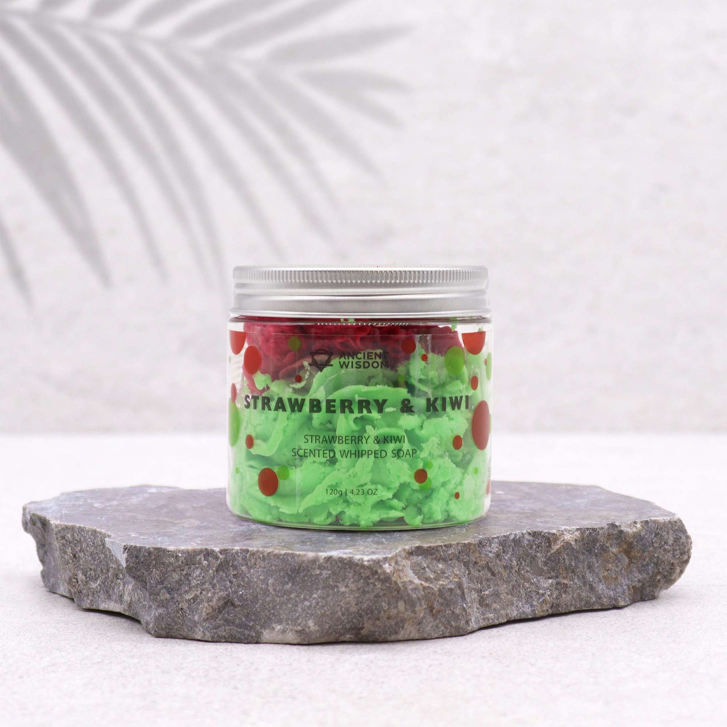 Whipped Soap - 120g Jar - Strawberry and Kiwi