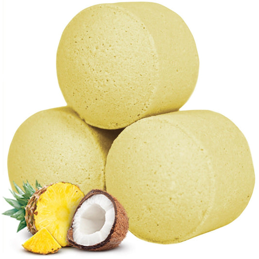 Mini Bath Bombs - Pinacolada Chill Pills - 90 Piece Bulk Box 1.3kg