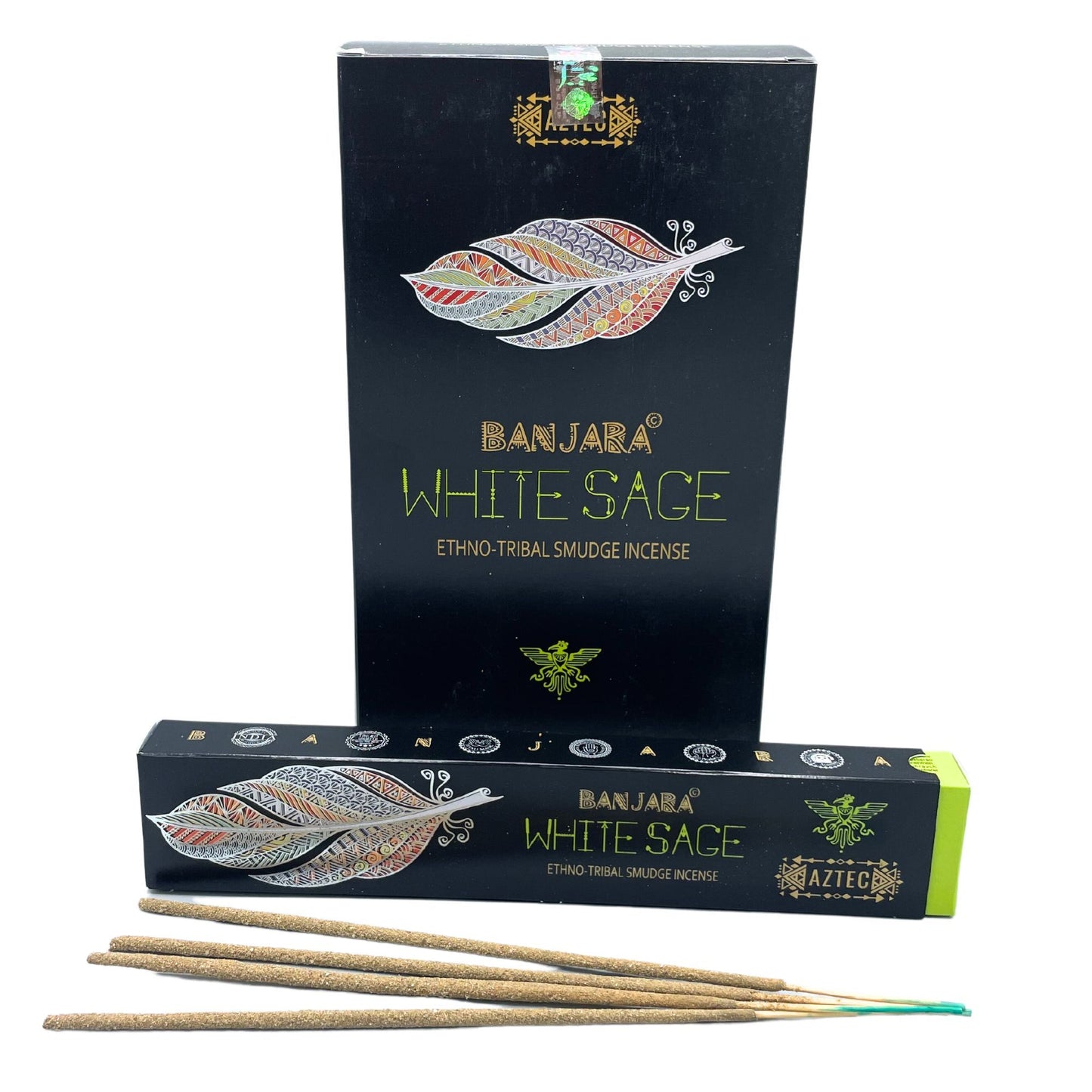 Banjara - Tribal Smudge Incense - White Sage - Pack of 10