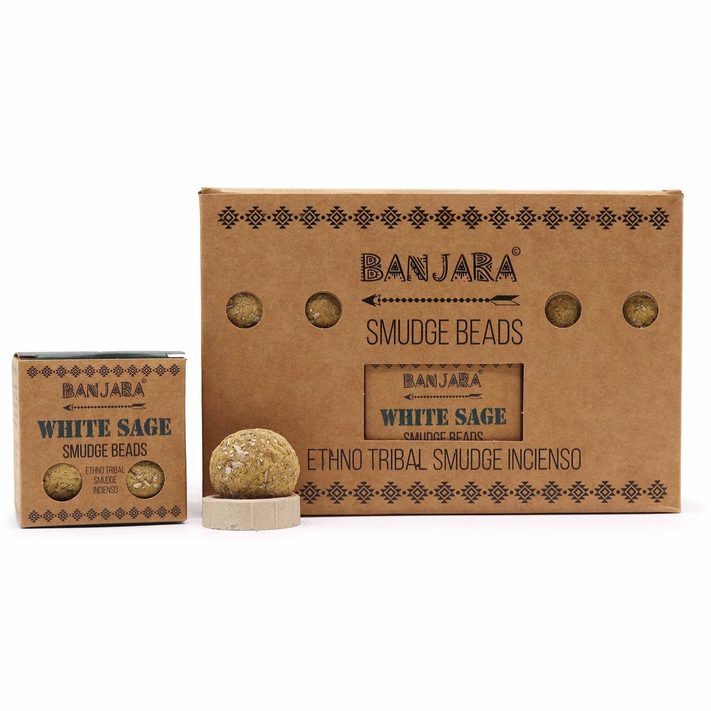 Banjara - Smudge Beads - White Sage