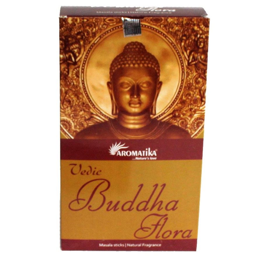 Aromatika - Vedic Incense - Buddha Flora - Box of 12 Sticks