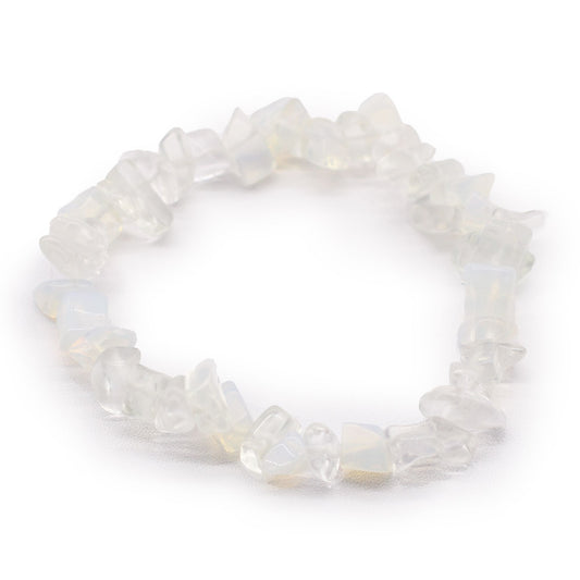 Gemstone Chip Bracelet - Opalite