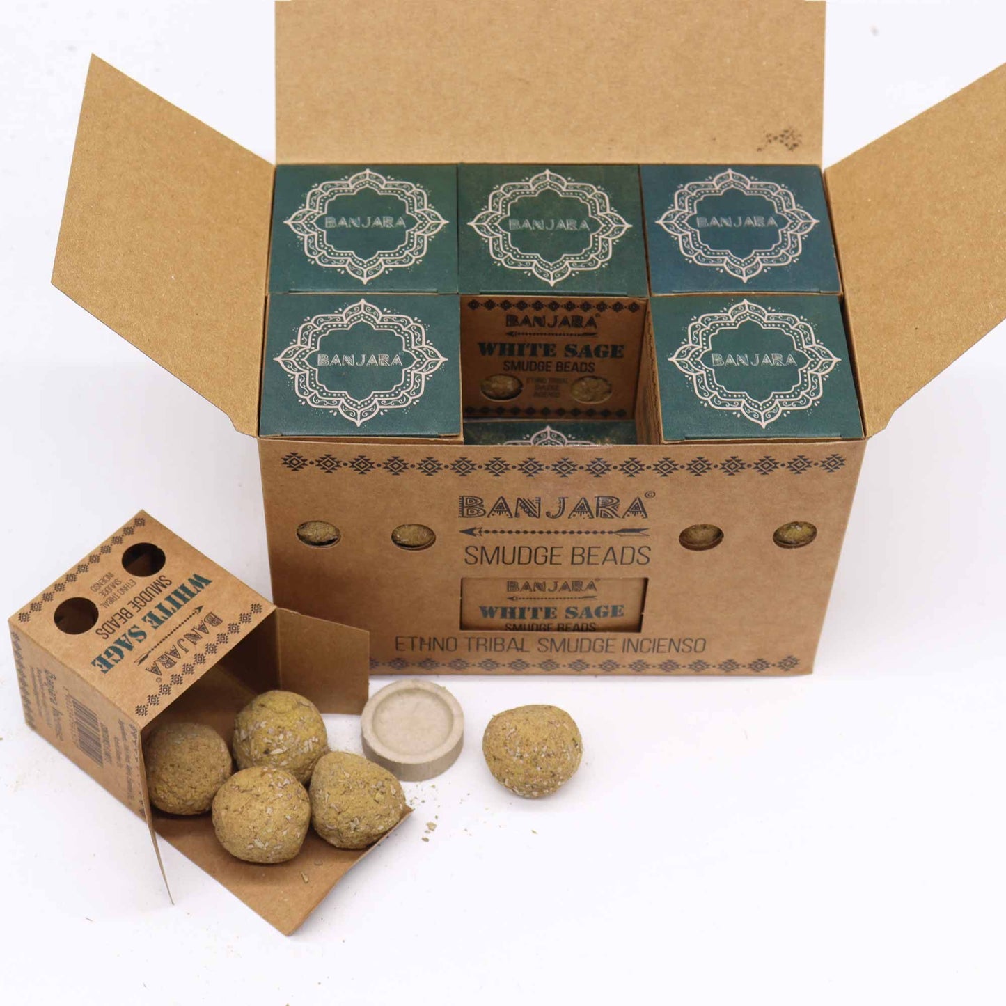 Banjara - Smudge Beads - White Sage