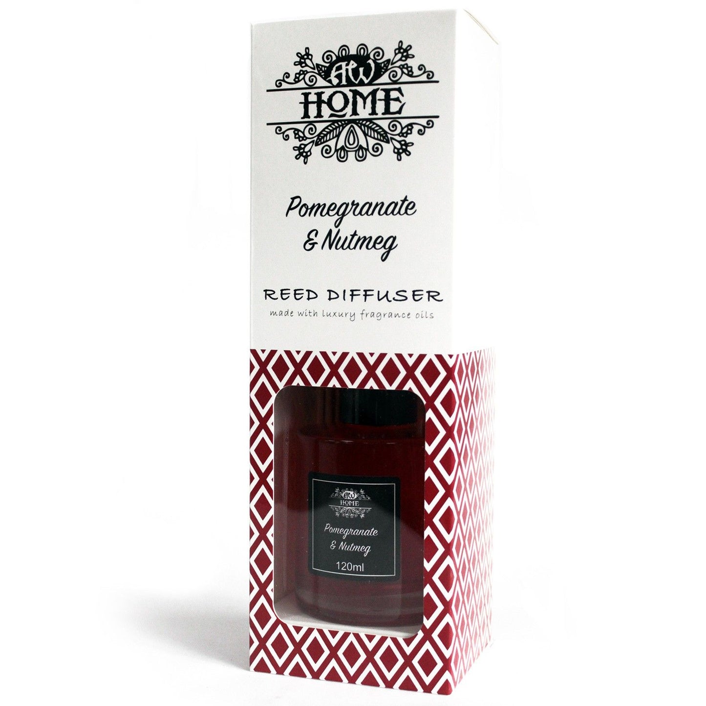 AW Home - Reed Diffuser - 120ml - Pomegranate and Nutmeg